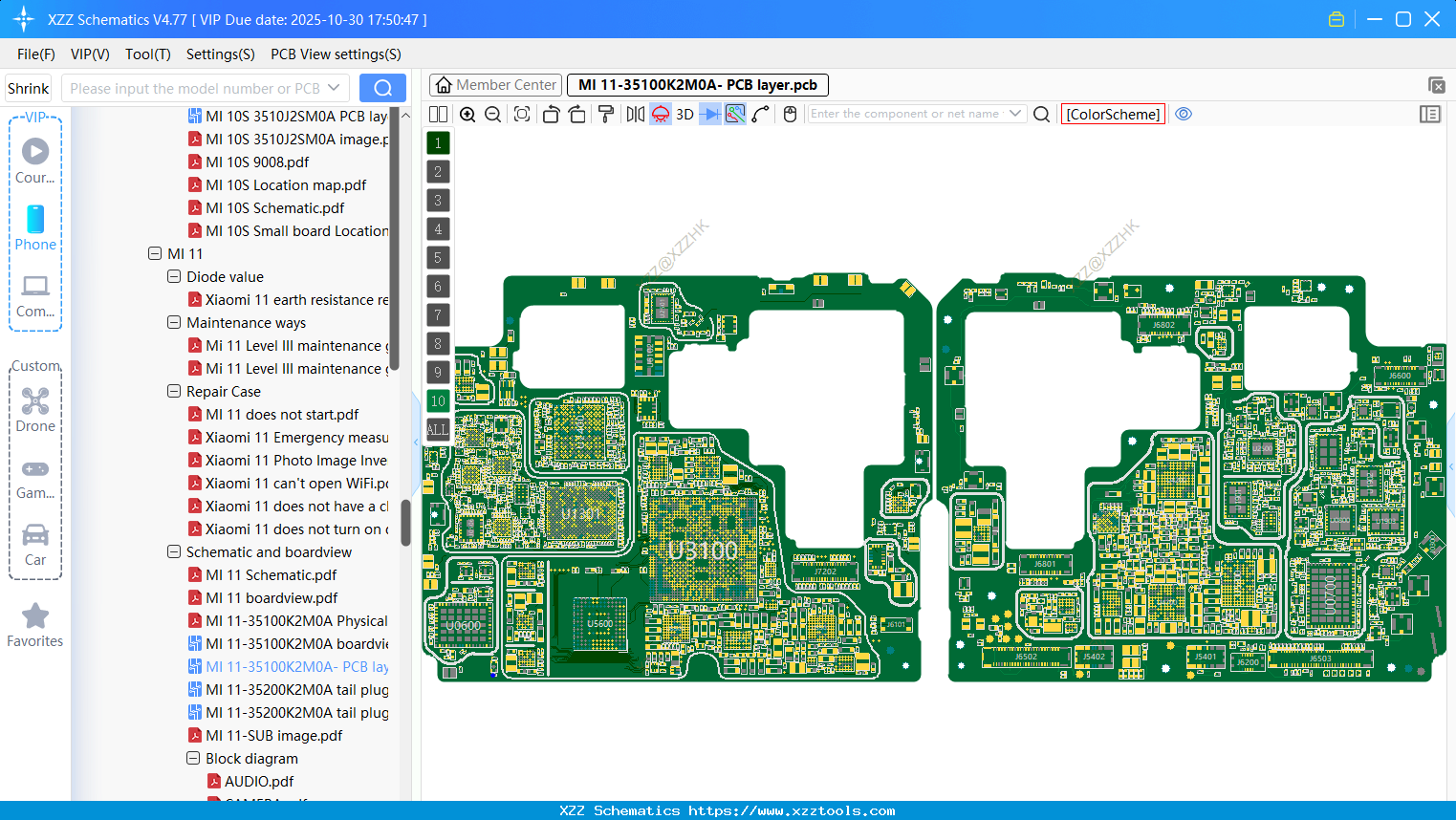 Xiaomi MI 11-35100K2M0A- PCB Layer